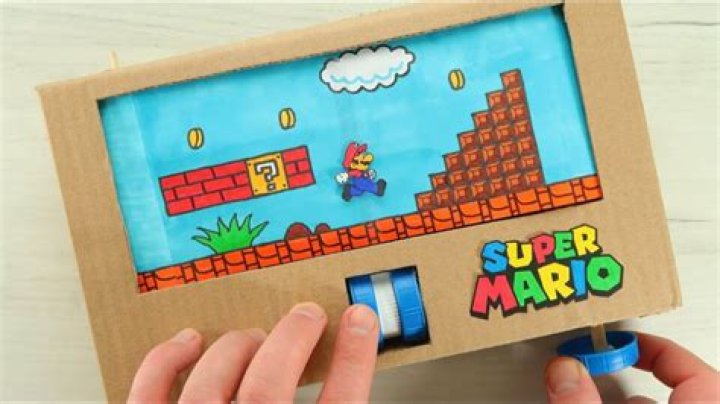 Cardboard Super Mario Game | The Kid Should See This