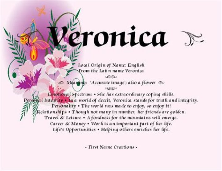 Last name VERONICA: origin and meaning