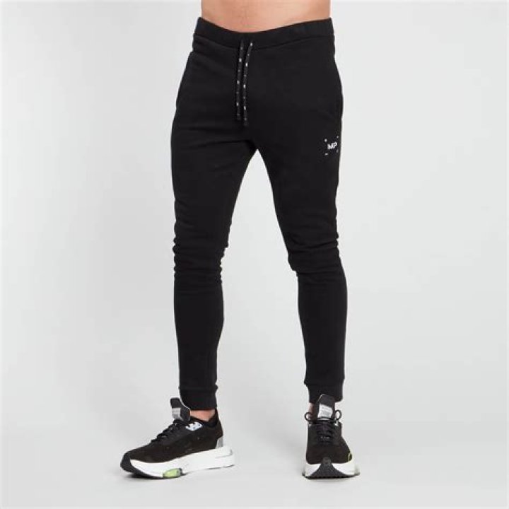 Men's Central Graphic Joggers | Black