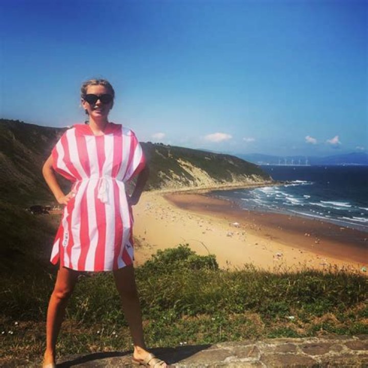 Rachel Riley shows off baby bump in bikini pic