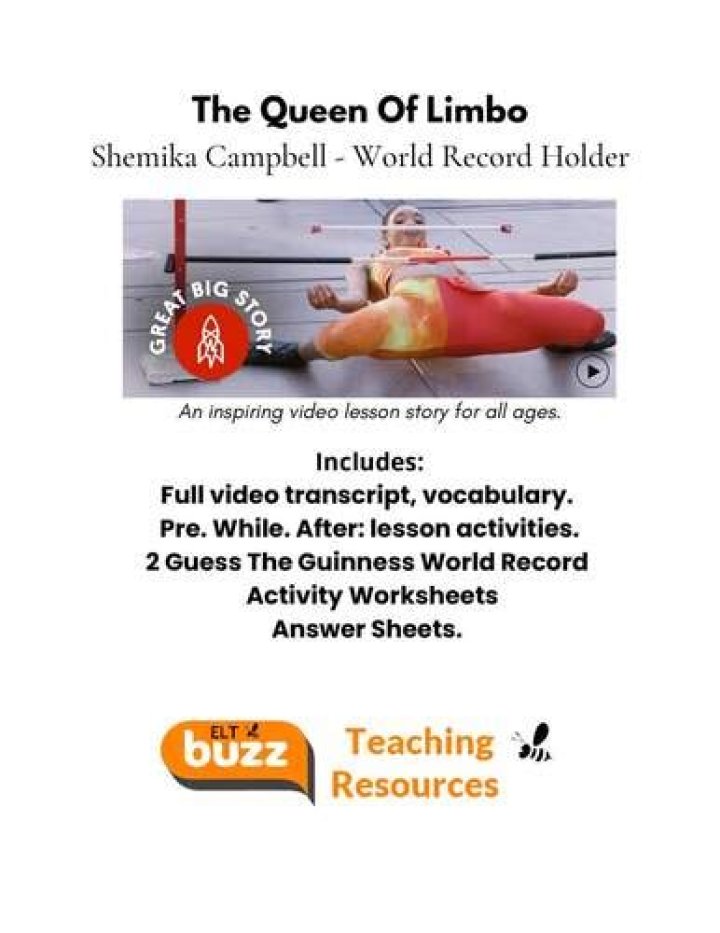 The record-setting Queen of Limbo
