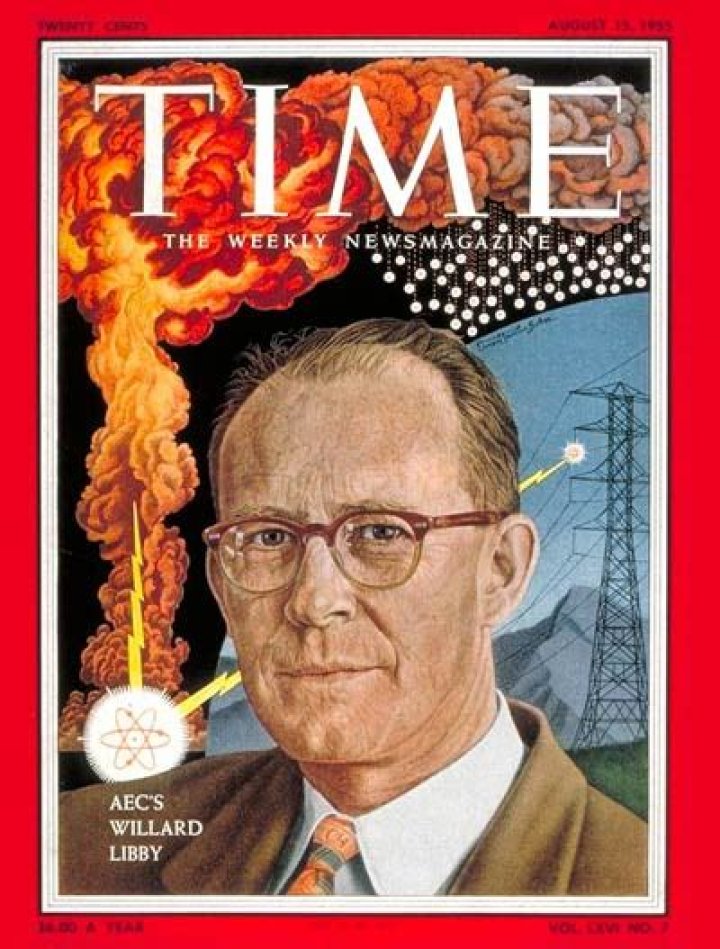 TIME Magazine Cover: Willard Libby - Aug. 15, 1955 - Chemistry