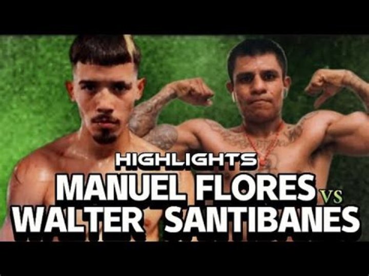 Walter Santibanes outboxes Manuel Flores in UD win, Thursday night
